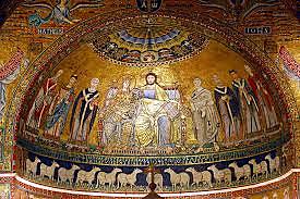 Mosaics en Santa Maria in Trastevere