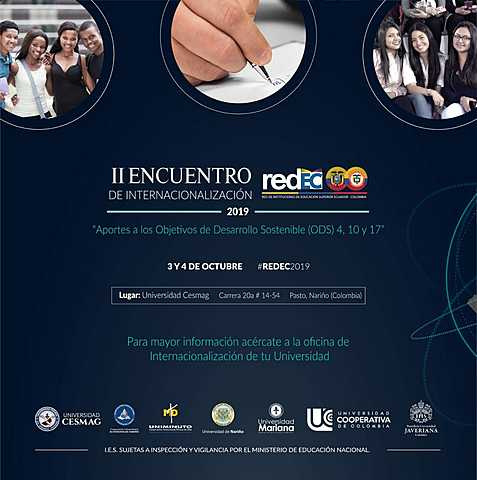 Segundo encuentro de internacionalización REDEC 2019