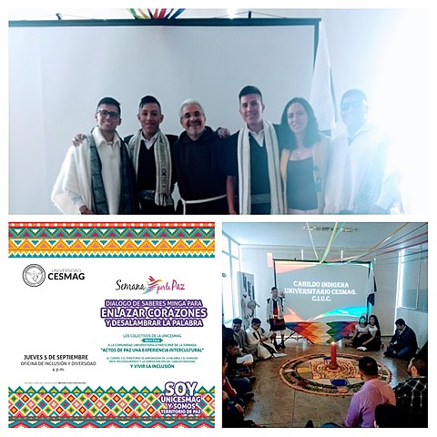 Dialogo de saberes minga para enlazar corazones y desalambrar la palabra