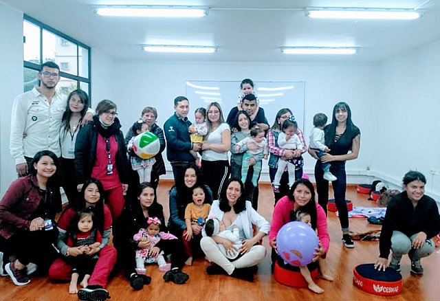 Encuentro de familias-meditación en danza centro de estimulación dulce nombre de Jesús UNICESMAG