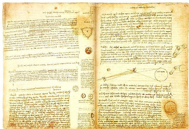 Notas de Leonardo Da Vinci