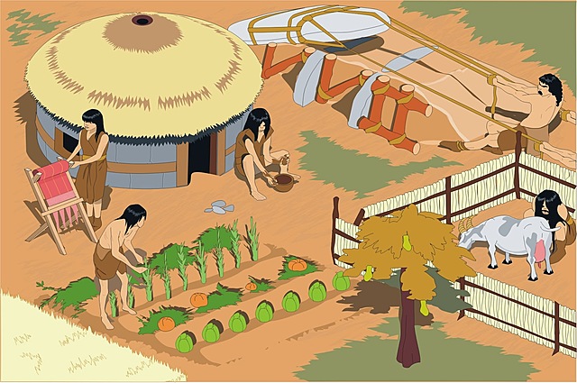 Agricultura 9 750 años a.C.