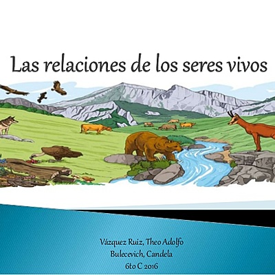 Timeline: RELACIONES  ENTRE LOS SERES VIVOS