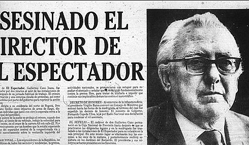 Asesinato de Guillermo Cano Isaza