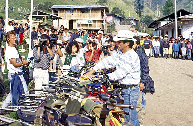 Entrega de armas del M-19