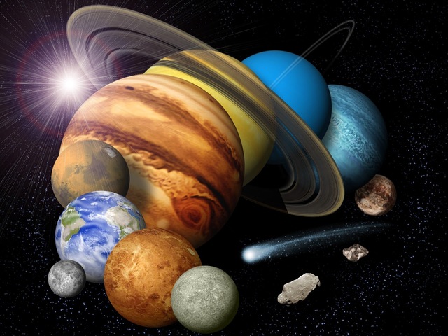 (5 Billion Years Ago) Solar System Forms