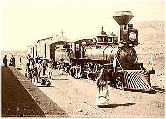 Aparece el ferrocarril