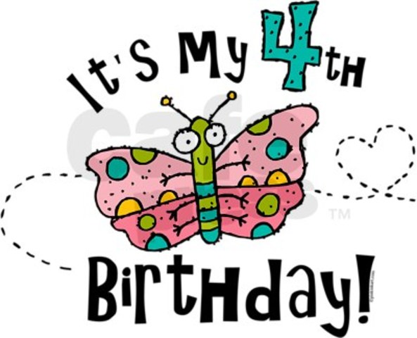 my fourth and fith birthday!