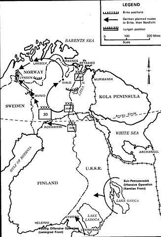 Russerne invaderer Finnmark