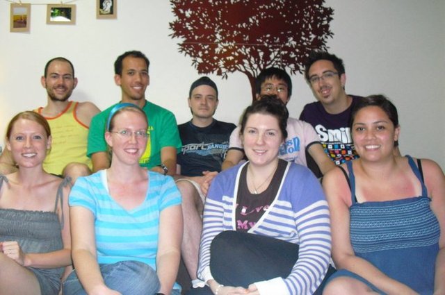 Last Hurrah Party with some dear friends.