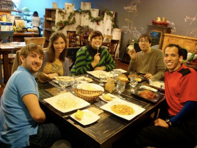 John's 30th birthday dinner.