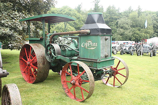 1910 Rumely Tractor de extracción de aceite
