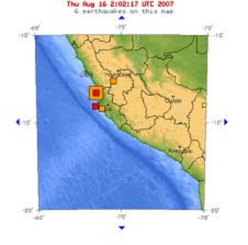 Earthquake in Peru