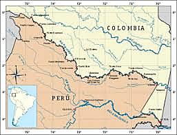 Llegada de tropas colombianas a Manaos.