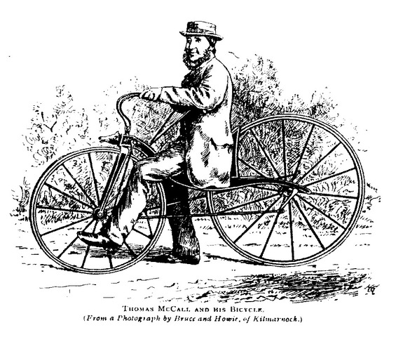MAN MAKE A PENNY FARTHING IN REVERSE, BEFORE PENNY FARTHING WAS A THING