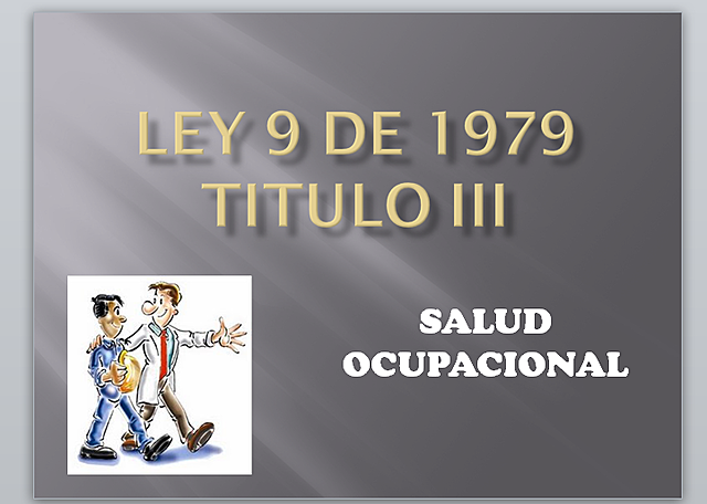LEY 9 DE 1979
