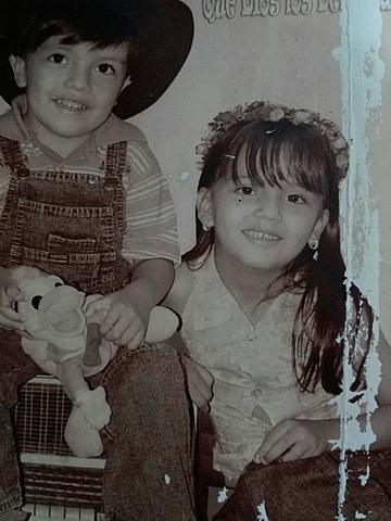 Día de foto con mi hermano