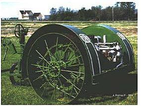 Tractor triciclo com motor