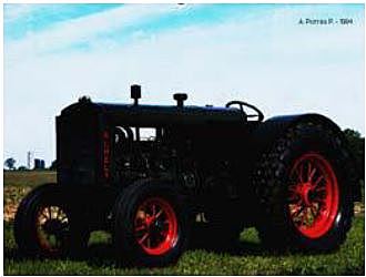 Tractor con neumáticos