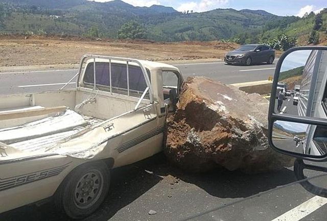 Desprendimiento de una roca