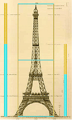 La torre eiffel .