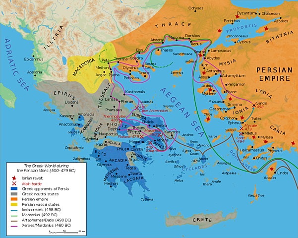 LES GUERRES MÈDIQUES (GRÈCIA)