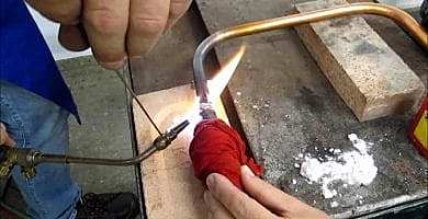 Soldadura fuerte de cobre