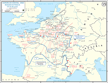 Alemania invade Bélgica, Holanda y Luxemburgo