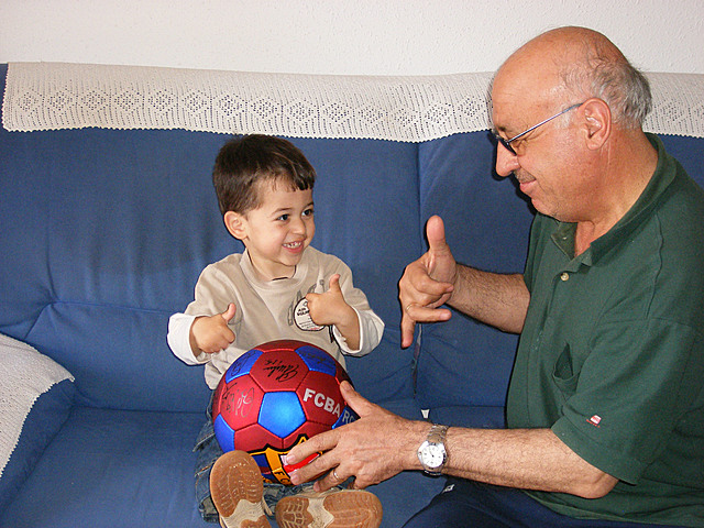 La primera pilota de futbol