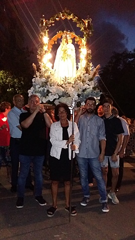 La primera festa de la verge de la salut que vam organizar la familia