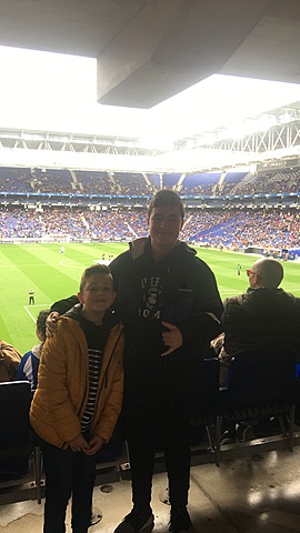 Vaig al camp de l’Espanyol de Barcelona