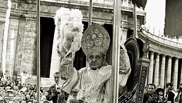 ARDENAL MONTINI ES ELEGIDO PAPA Y ADOPTA EN SEUDÓNIMO “PABLO VI”