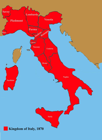 Unificacion de italia