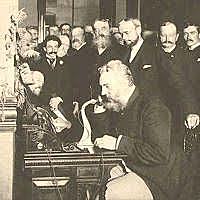 Alexander Graham Bell invents the telephone