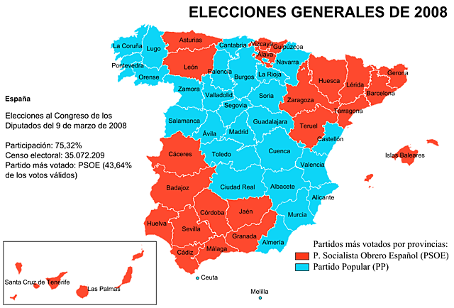 Gran crisi econòmica a Espanya i eleccions generals a Espanya