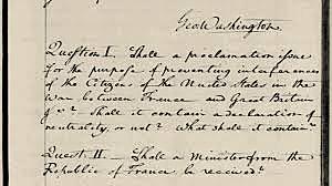 Washington's Proclamation of Neutrality