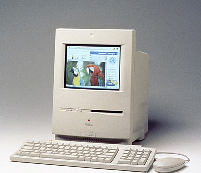 Apple released the first color Mac