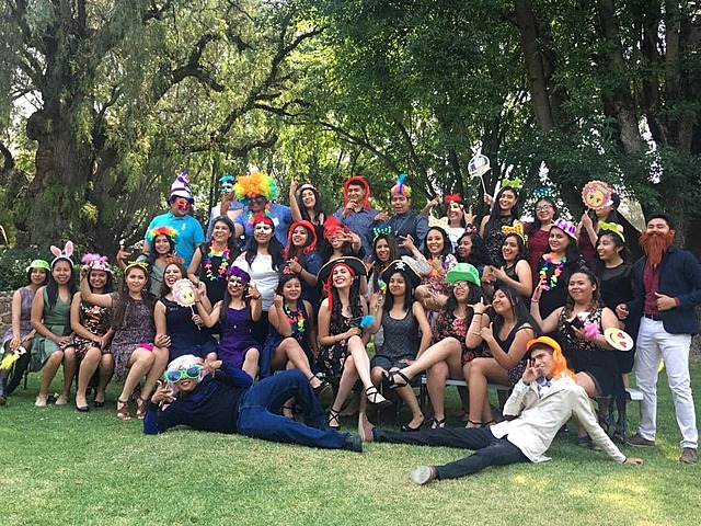 Toma de fotografía de la graduación