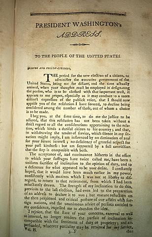 Washington's Farewell Address