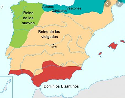 El Imperio romano es invadido por pueblos bárbaros.