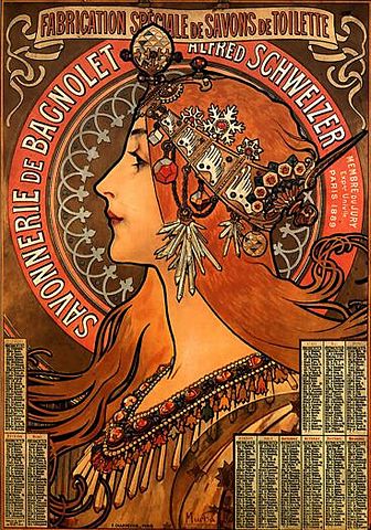 Savonnerie de bagnolet por Alphonse Mucha