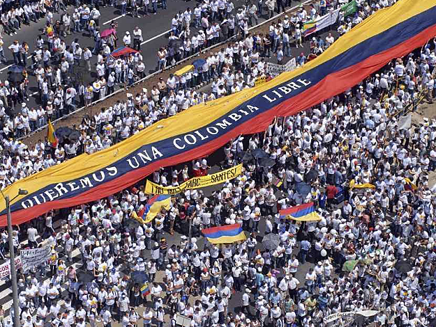 Marcha por la liberación de los secuestrados por las FARC