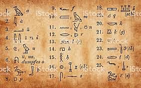 Este tipo de escrita se consolidou na primeira dinastia egípcia