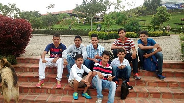 La vez que fui al parque chicamocha con la escuela de fútbol.