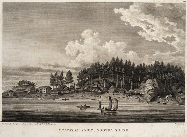 James Cook Lands on Vancouver Island