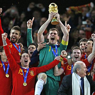 Timeline: Campeones Mundiales de Fútbol