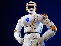Robot humanoide astronauta.