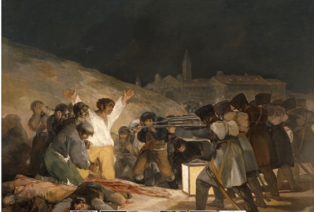 Fusilamiento el 3 de Mayo, en Madrid