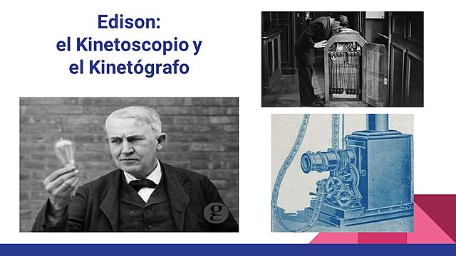 El kinetógrafo y el kinetoscopio