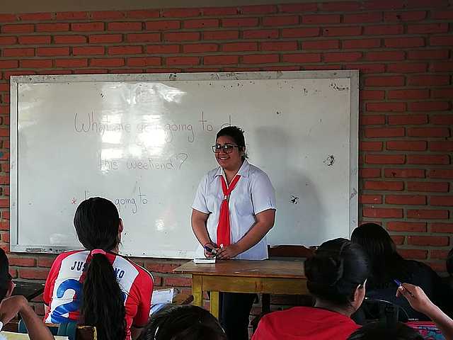 Kathia Explaining about The First Conditional